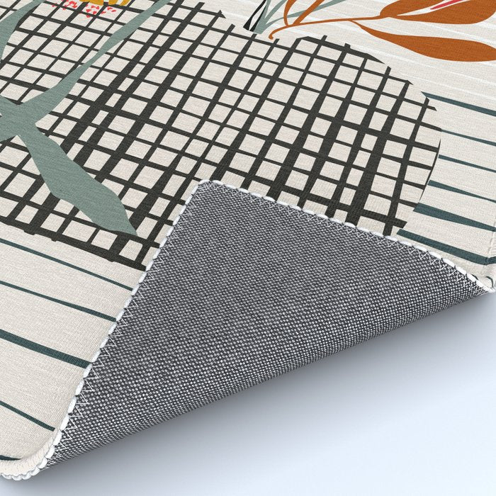 midcentury plant pot Rug Gallery Image 4