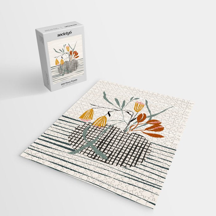 midcentury plant pot Jigsaw Puzzle Gallery Image 2