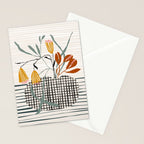 midcentury plant pot Stationery Card Gallery Image 2