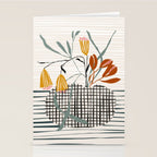 midcentury plant pot Stationery Card Gallery Image 2