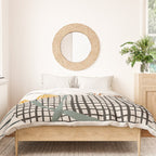 midcentury plant pot Duvet Cover Gallery Image 3