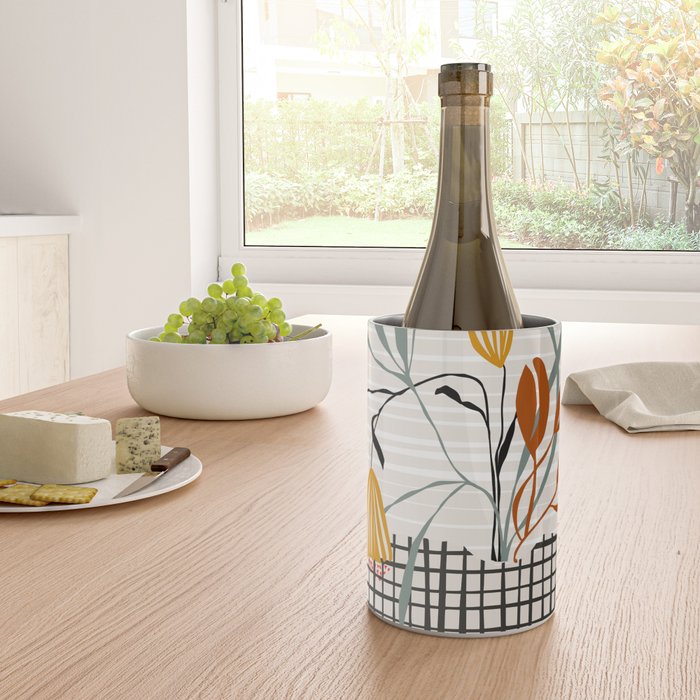 midcentury plant pot Wine Chiller Gallery Image 4