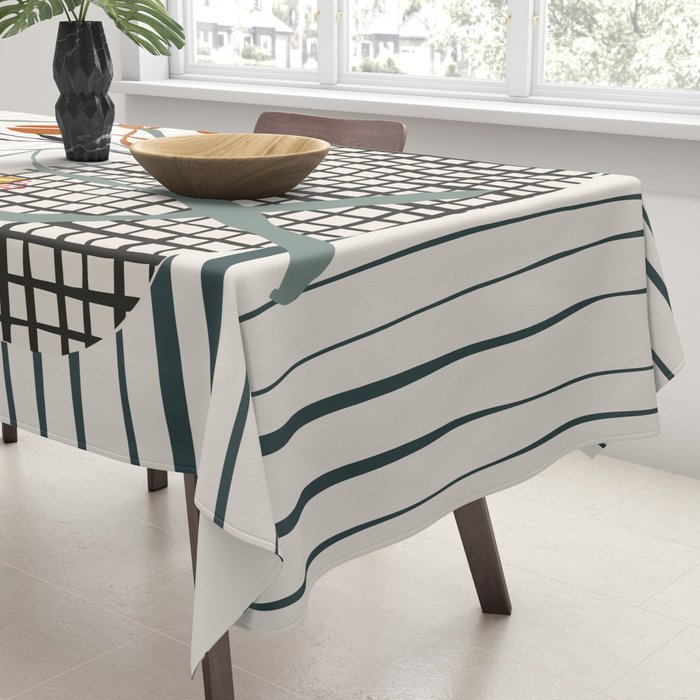 midcentury plant pot Tablecloth Gallery Image 3