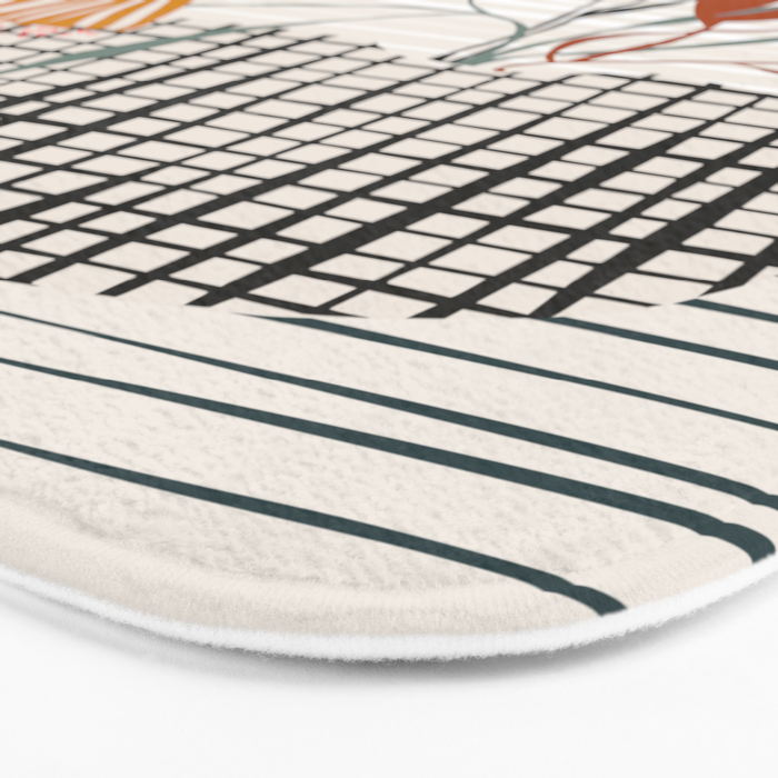 midcentury plant pot Bath Mat Gallery Image 3