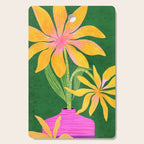 Leopard Flowers Still Life Cutting Board Gallery Image 1