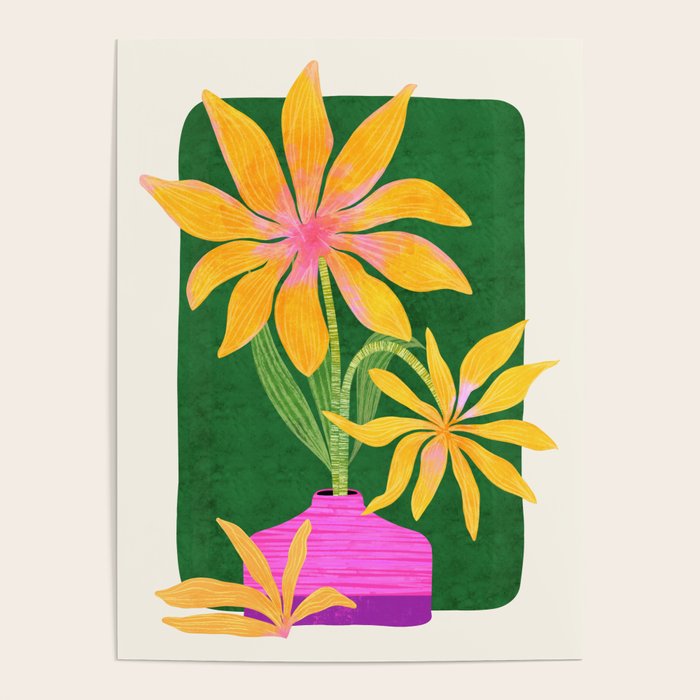 Leopard Flowers Still Life Poster Gallery Image 4