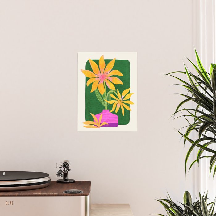 Leopard Flowers Still Life Poster Gallery Image 2