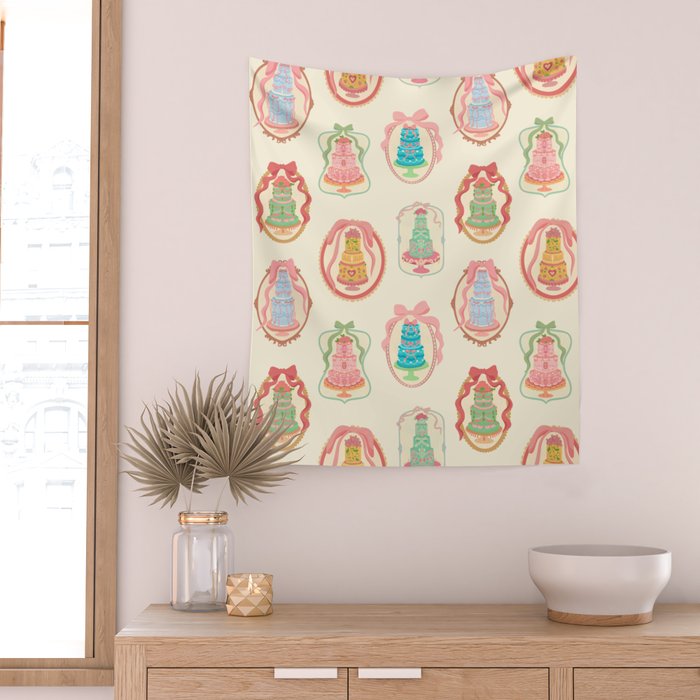 Rococo Cakes Wall Tapestry Gallery Image 2