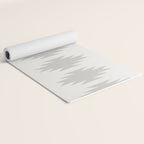 Geometric Southwestern Minimalism - White and Grey Yoga Mat Gallery Image 2