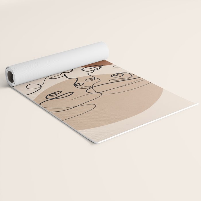 Abstract Faces 6  Yoga Mat Gallery Image 2