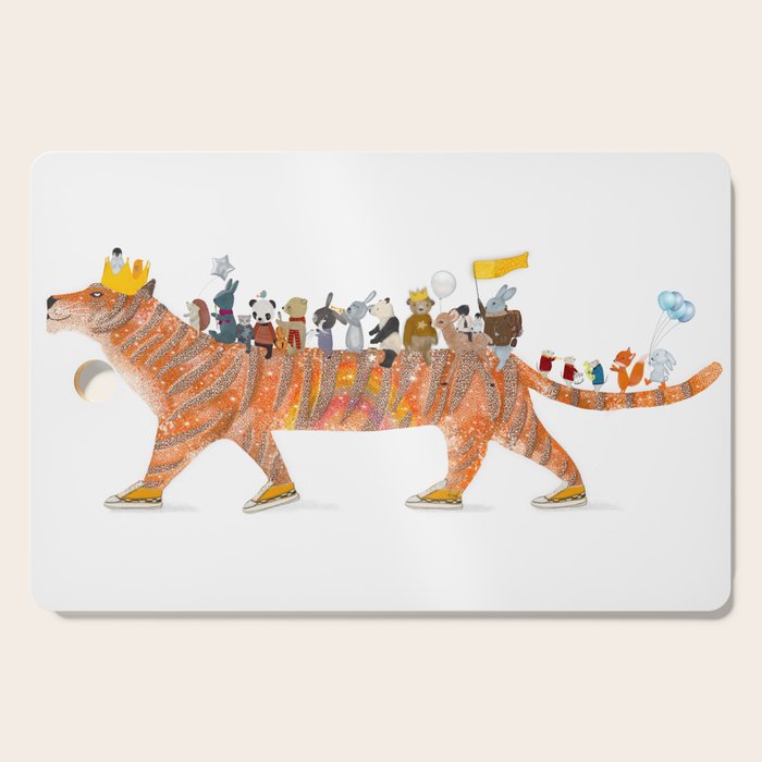 starlight tigerdoodle Cutting Board Gallery Image 1