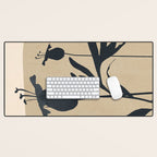 Abstract Art /Minimal Plant 93 Desk Mat Gallery Image 1