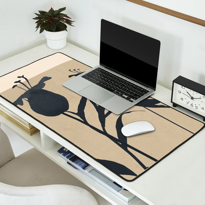 Abstract Art /Minimal Plant 93 Desk Mat Gallery Image 2