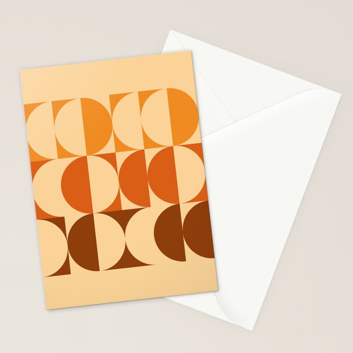 Vintage Geometric 03A Stationery Card Gallery Image 2
