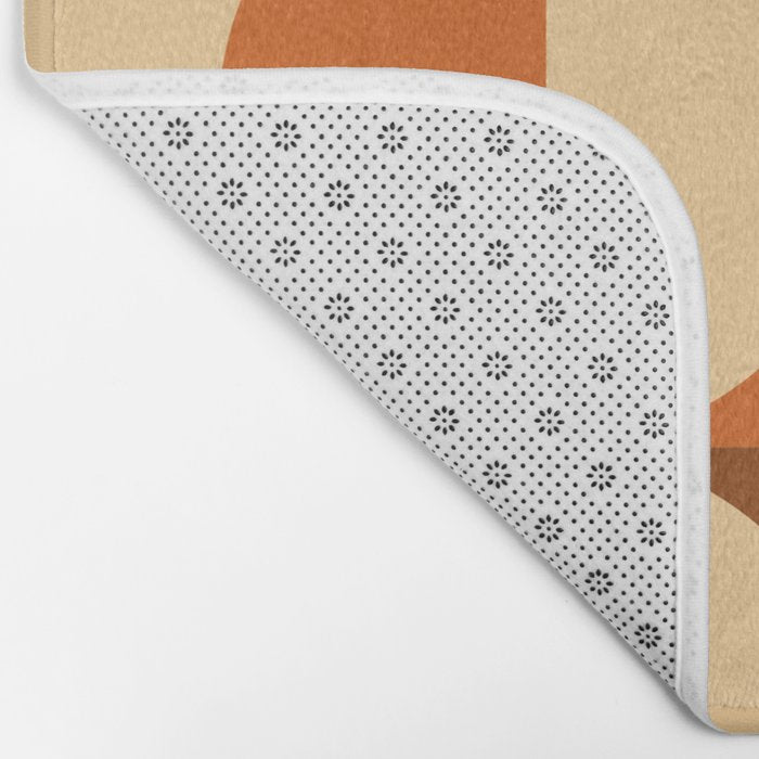 Vintage Geometric 03A Bath Mat Gallery Image 2