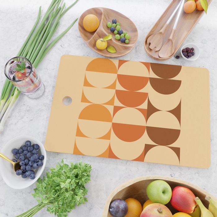 Vintage Geometric 03A Cutting Board Gallery Image 2