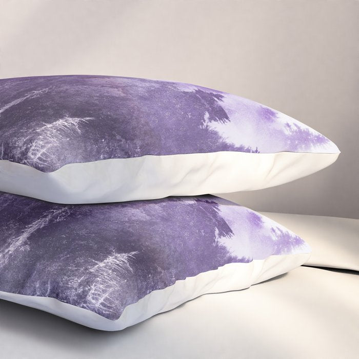 Ultra Violet Adventure Forest Pillow Sham Gallery Image 3