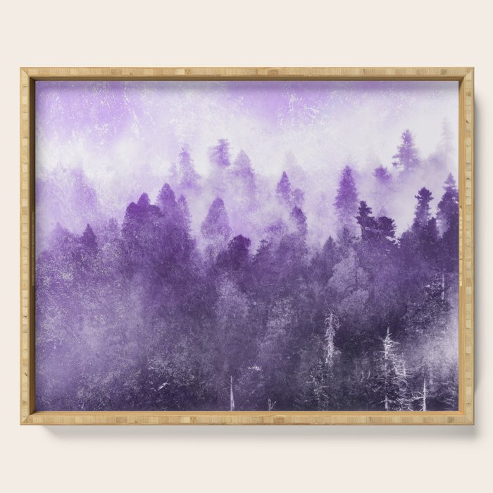 Ultra Violet Adventure Forest Serving Tray Gallery Image 1