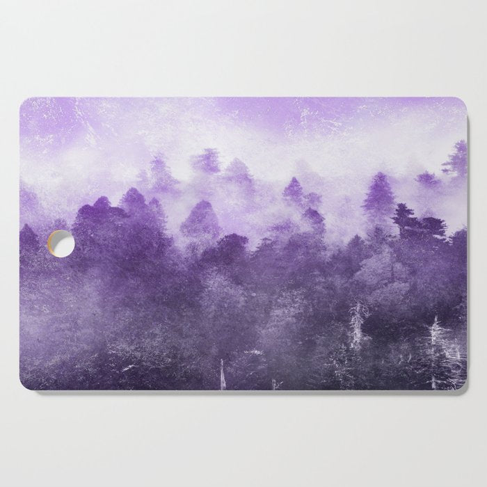 Ultra Violet Adventure Forest Cutting Board Gallery Image 1