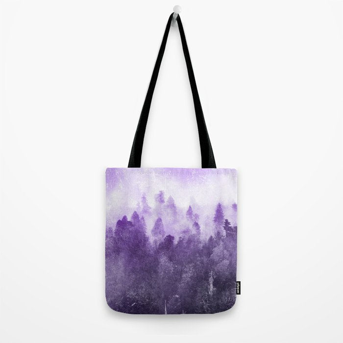 Ultra Violet Adventure Forest Tote Bag Gallery Image 2