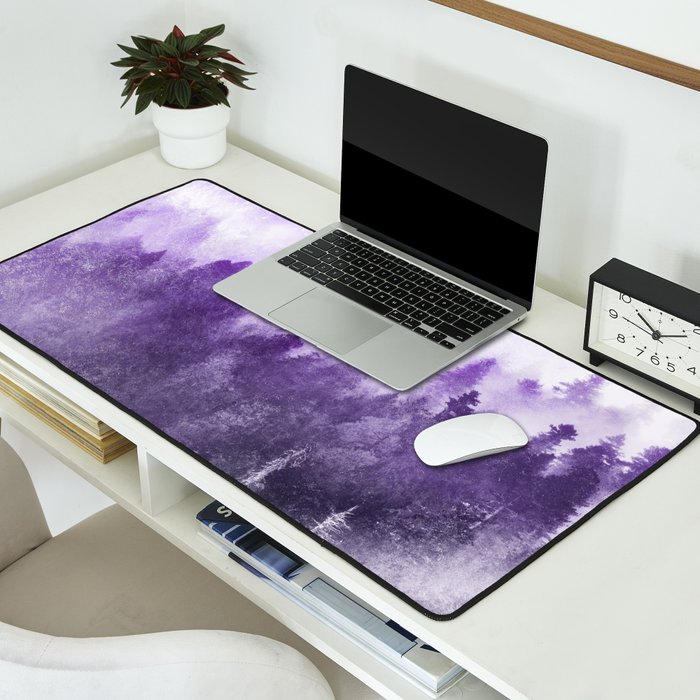 Ultra Violet Adventure Forest Desk Mat Gallery Image 2