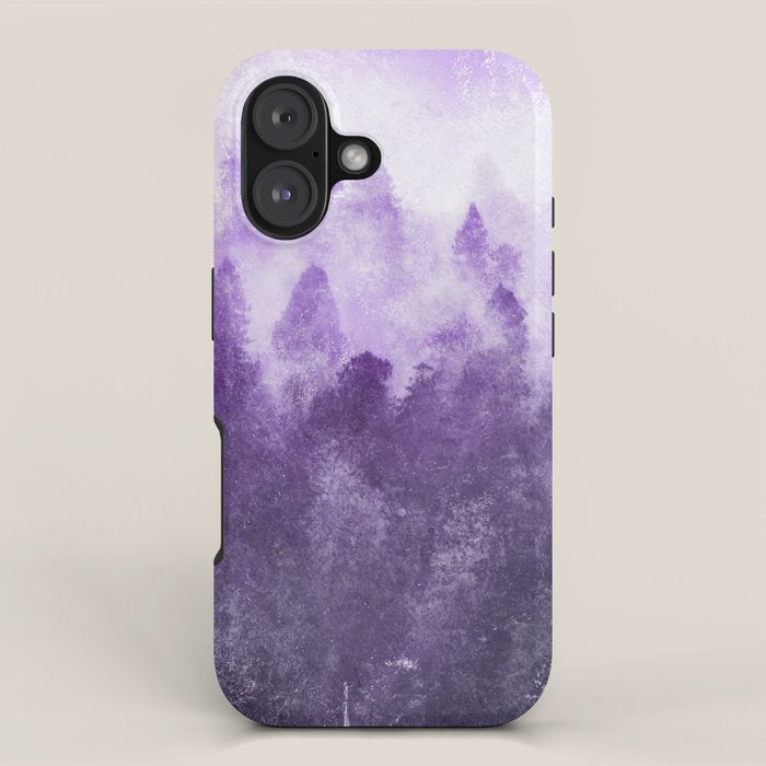 Ultra Violet Adventure Forest iPhone Case Gallery Image 1