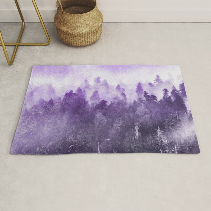 Ultra Violet Adventure Forest Rug Gallery Image 1