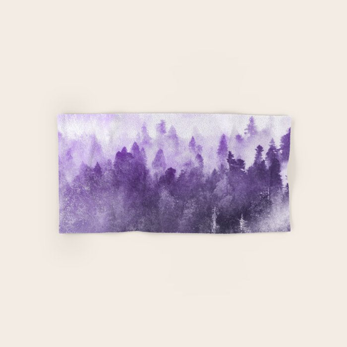 Ultra Violet Adventure Forest Bath Towel Gallery Image 1