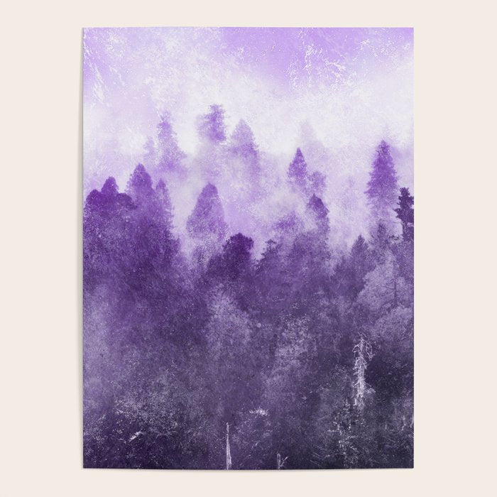 Ultra Violet Adventure Forest Poster Gallery Image 1