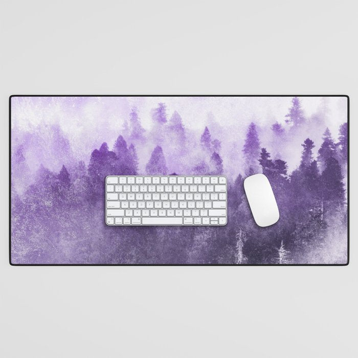 Ultra Violet Adventure Forest Desk Mat Gallery Image 1