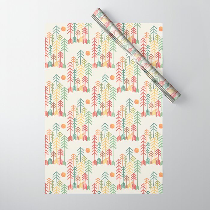 Arrow forest Wrapping Paper Gallery Image 1