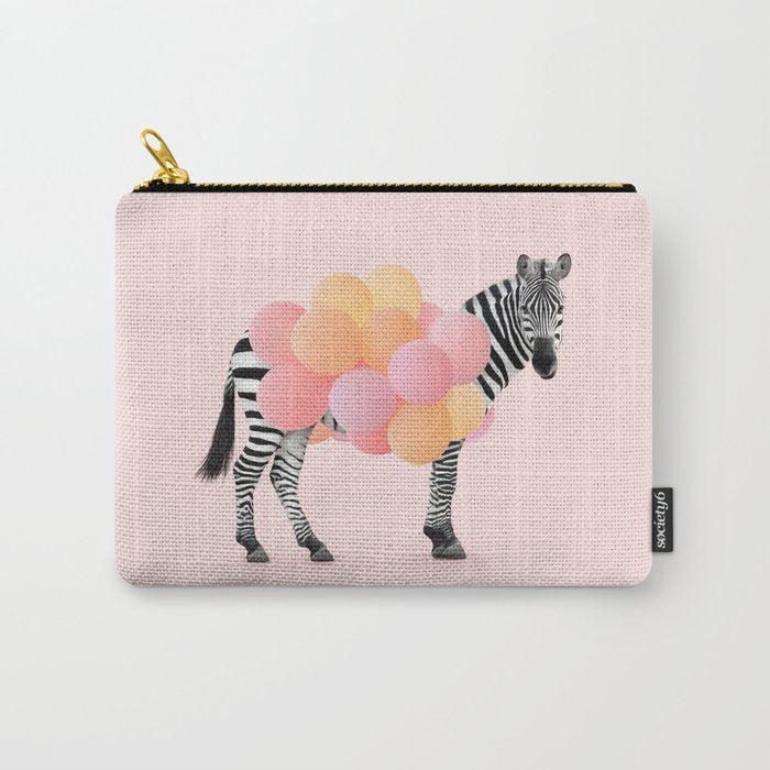 PARTY ZEBRA Carry All Pouch Gallery Image 1