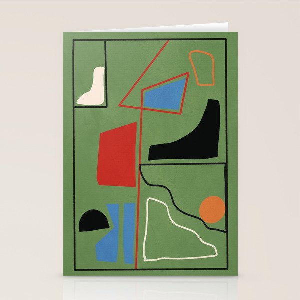 Modern Abstract Minimal Shapes 42 Stationery Card Gallery Image 2