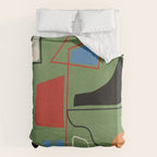 Modern Abstract Minimal Shapes 42 Duvet Cover Gallery Image 6