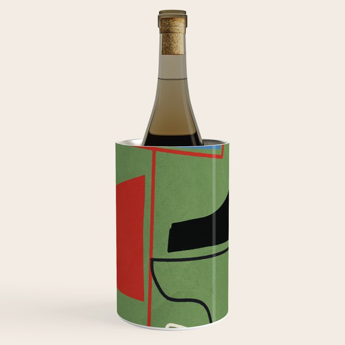 Modern Abstract Minimal Shapes 42 Wine Chiller Gallery Image 1