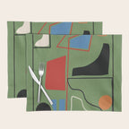 Modern Abstract Minimal Shapes 42 Placemat Gallery Image 1