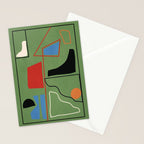 Modern Abstract Minimal Shapes 42 Stationery Card Gallery Image 2