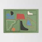 Modern Abstract Minimal Shapes 42 Rug Gallery Image 2