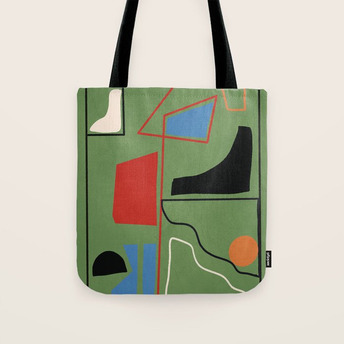 Modern Abstract Minimal Shapes 42 Tote Bag Gallery Image 1