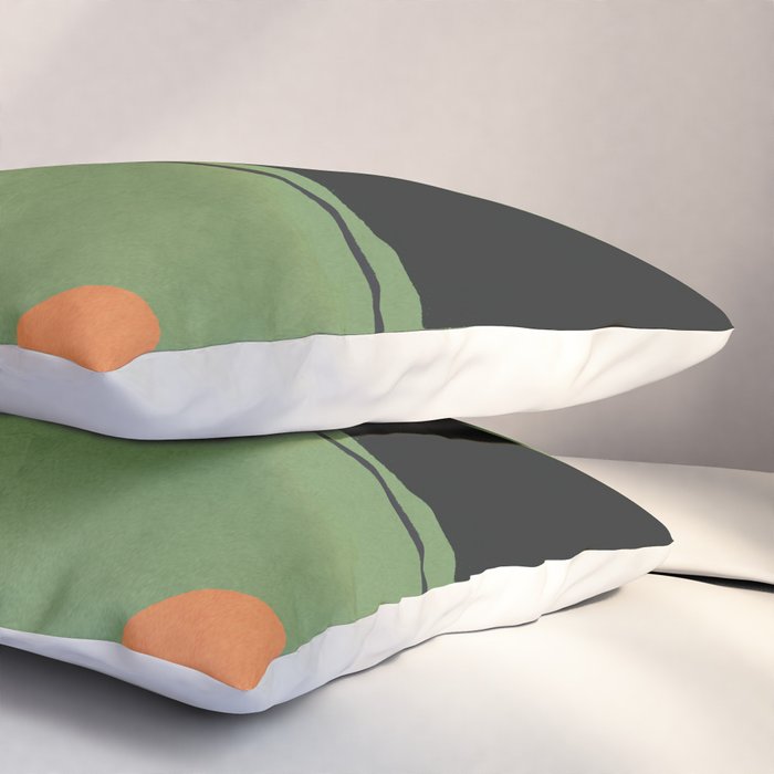 Modern Abstract Minimal Shapes 42 Pillow Sham Gallery Image 3