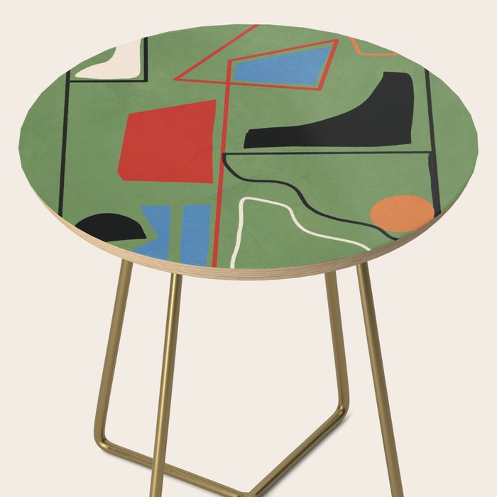 Modern Abstract Minimal Shapes 42 Side Table Gallery Image 2