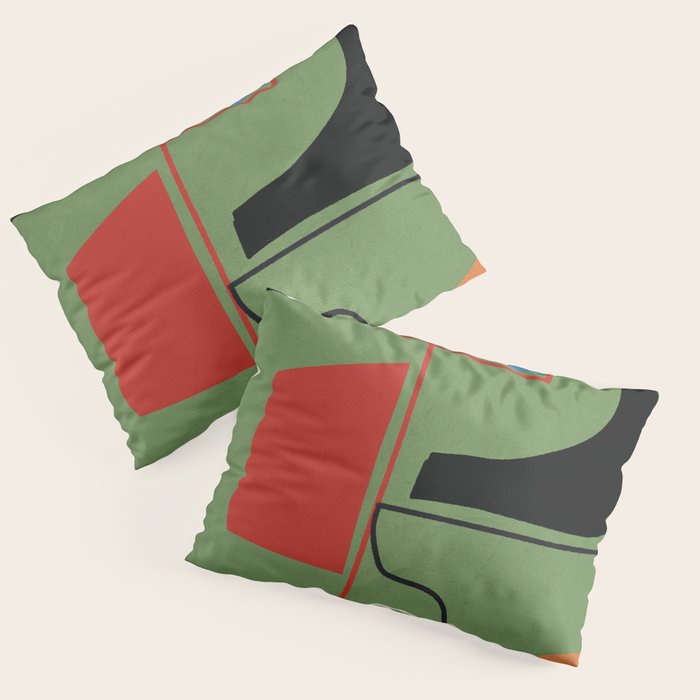 Modern Abstract Minimal Shapes 42 Pillow Sham Gallery Image 3