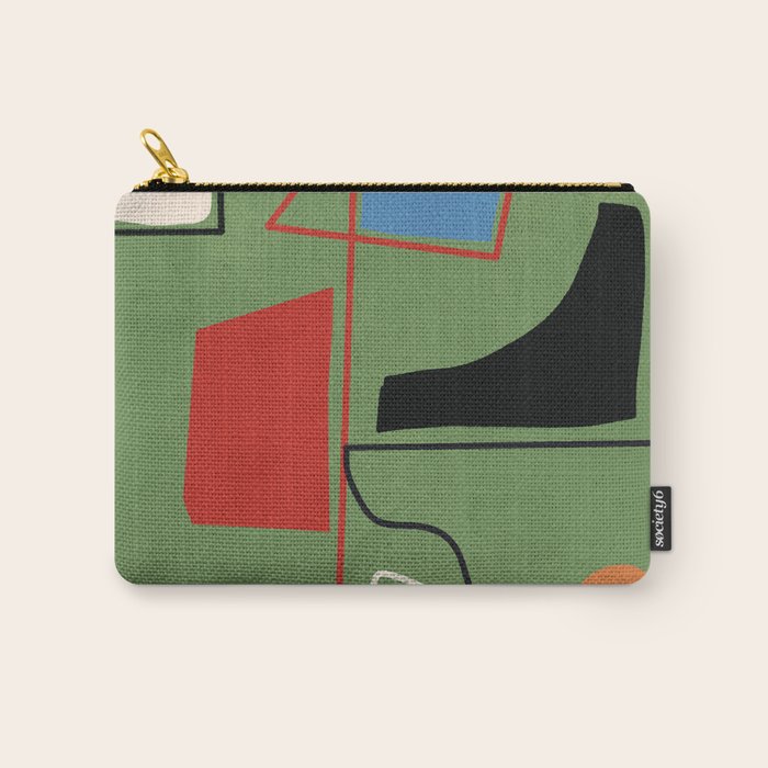 Modern Abstract Minimal Shapes 42 Carry All Pouch Gallery Image 1