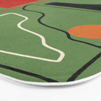 Modern Abstract Minimal Shapes 42 Bath Mat Gallery Image 3