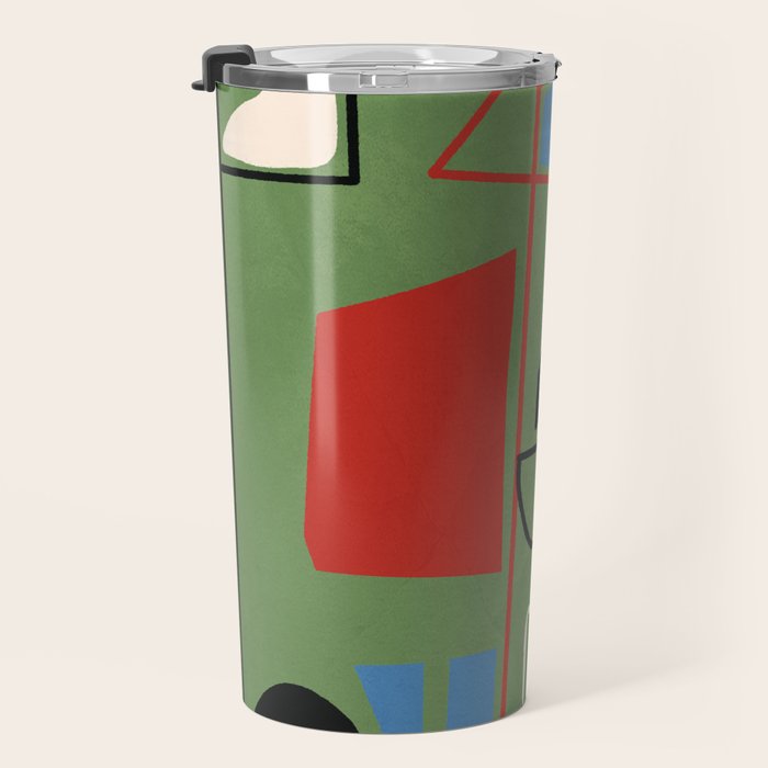 Modern Abstract Minimal Shapes 42 Travel Mug Gallery Image 3