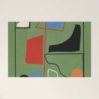 Modern Abstract Minimal Shapes 42 Welcome Mat Gallery Image 1