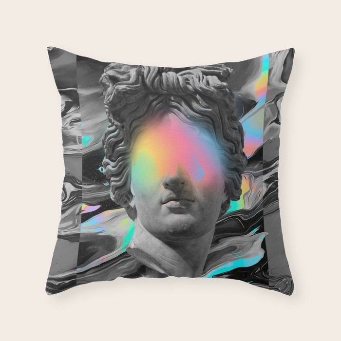 COMPLIANCE â¤ DORIAN LEGRET + MALAVIDA Throw Pillow Gallery Image 1