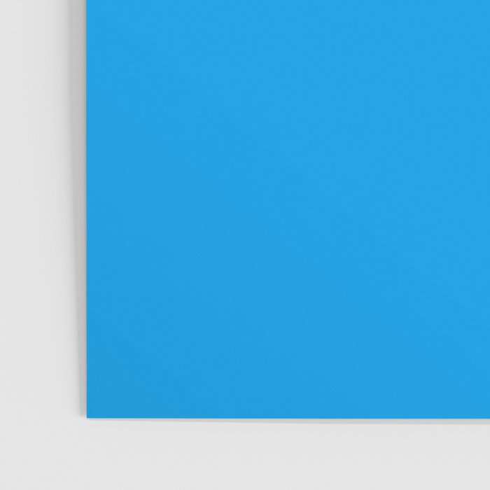 Fish Stripe 8 Blue and Aqua Minimal Mid Century Modern Pattern Poster Gallery Image 3