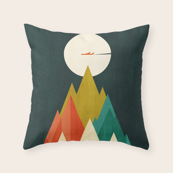 Life is a travel Throw Pillow Gallery Image 1
