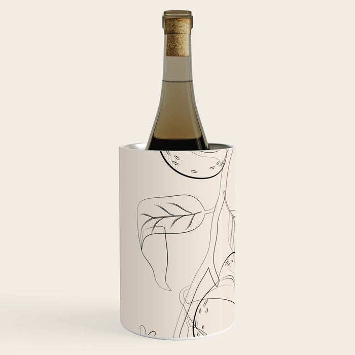 Peaches - Line Art 2 Wine Chiller Gallery Image 2